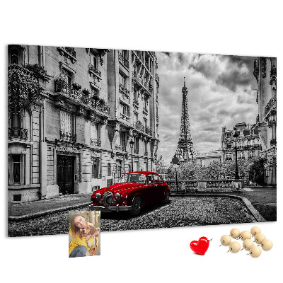 Cork memo board Old car city