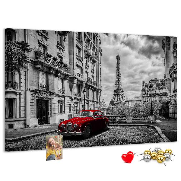 Cork memo board Old car city