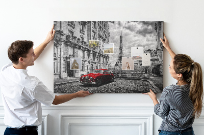 Cork memo board Old car city