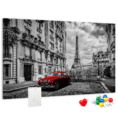Cork memo board Old car city