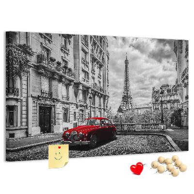 Cork memo board Old car city