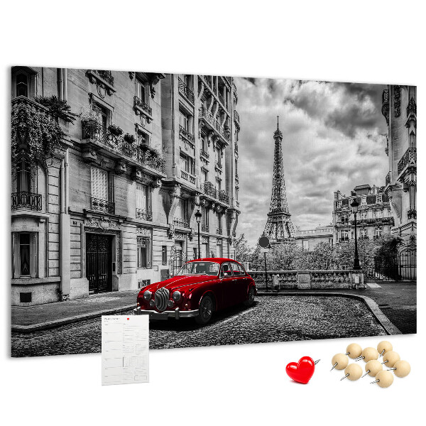 Cork memo board Old car city
