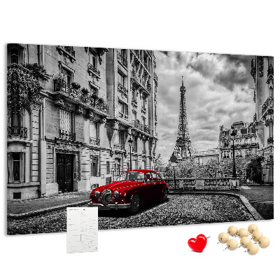 Cork memo board Old car city