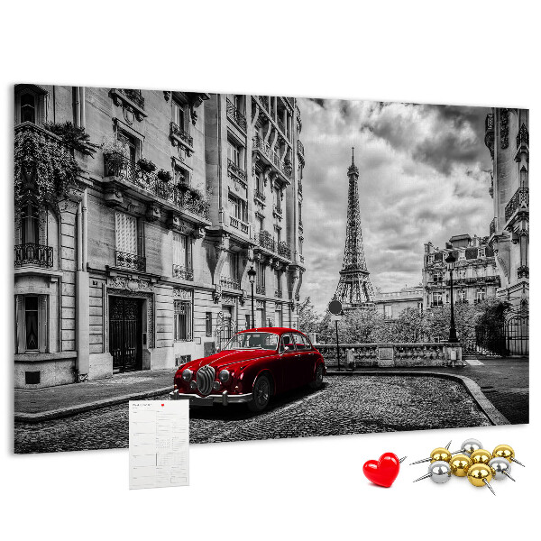 Cork memo board Old car city