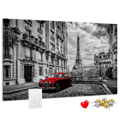 Cork memo board Old car city