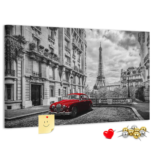 Cork memo board Old car city