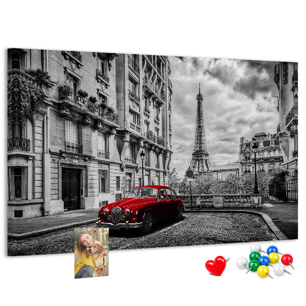 Cork memo board Old car city