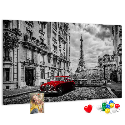 Cork memo board Old car city