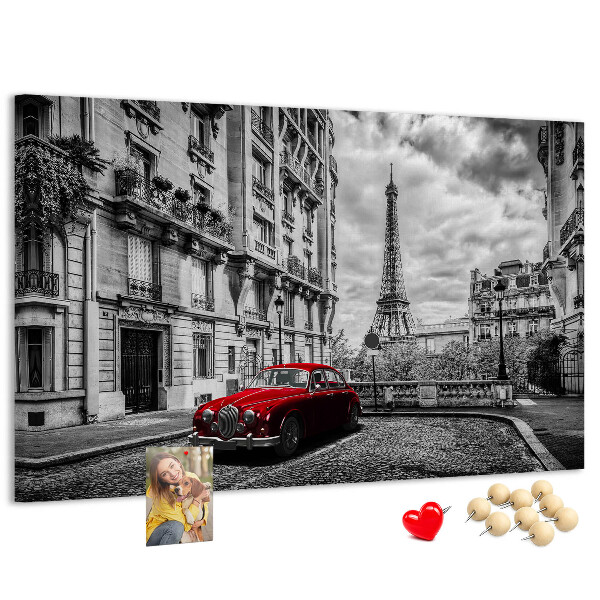 Cork memo board Old car city