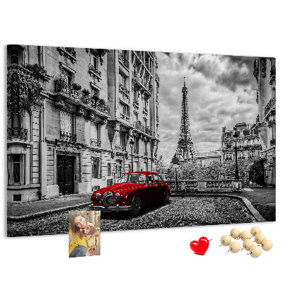 Cork memo board Old car city