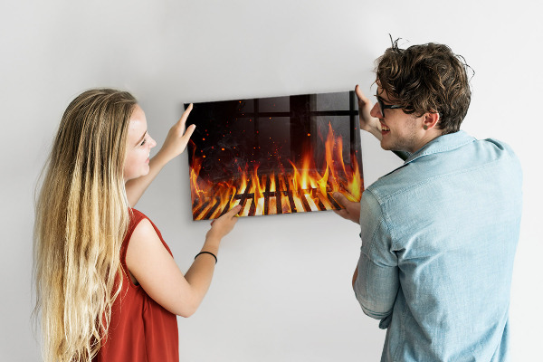 Grill magnetic board