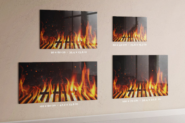 Grill magnetic board
