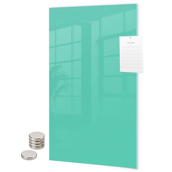 Notice board Turquoise color