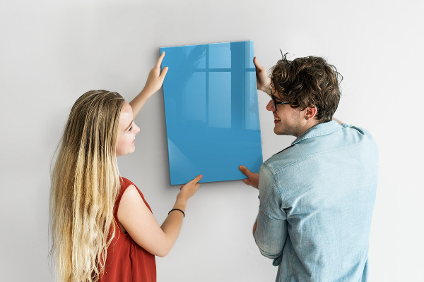 Notice board Blue color