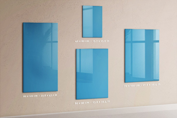 Notice board Blue color