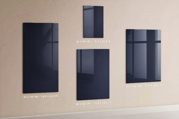Notice board Color: dark navy blue