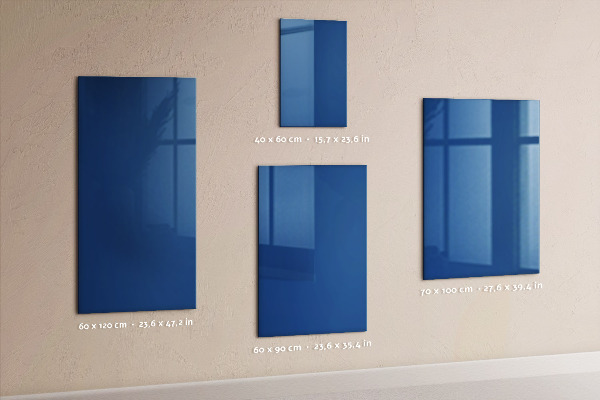 Memo board Blue color