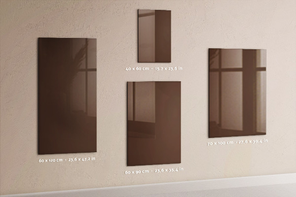 Notice board Brown color
