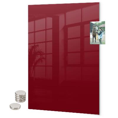 Memo board Burgundy color