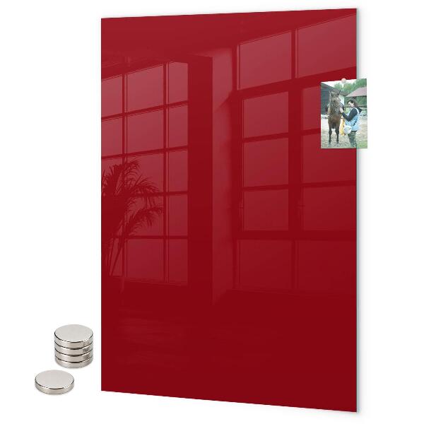 Memo board Burgundy color