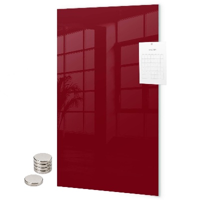 Memo board Burgundy color