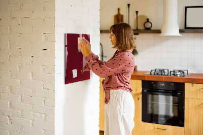 Memo board Burgundy color