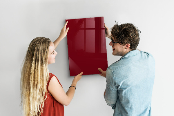 Memo board Burgundy color