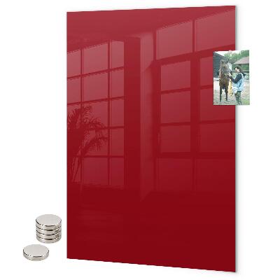 Notice board Red color