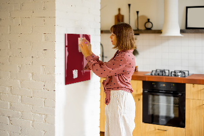 Notice board Red color