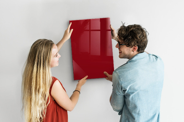 Notice board Red color