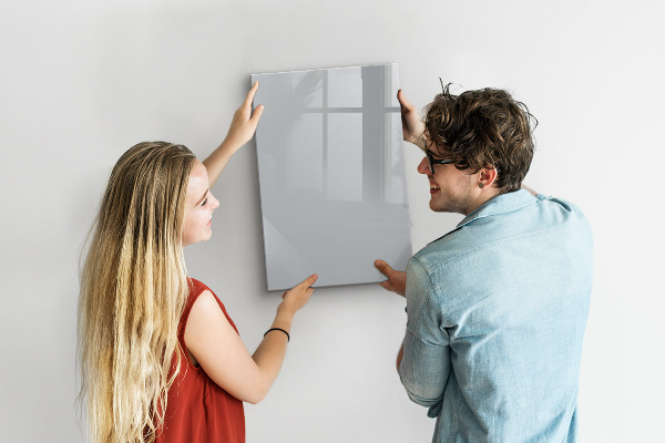 Memo board Light gray color