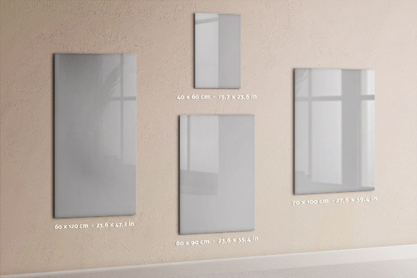 Memo board Light gray color