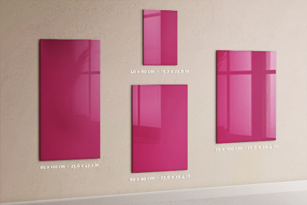 Notice board Dark pink color