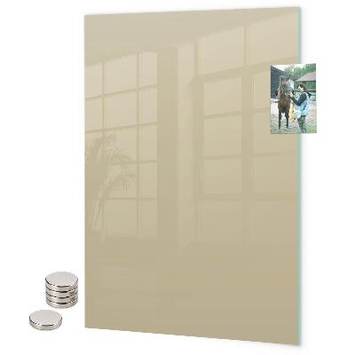 Memo board Beige color