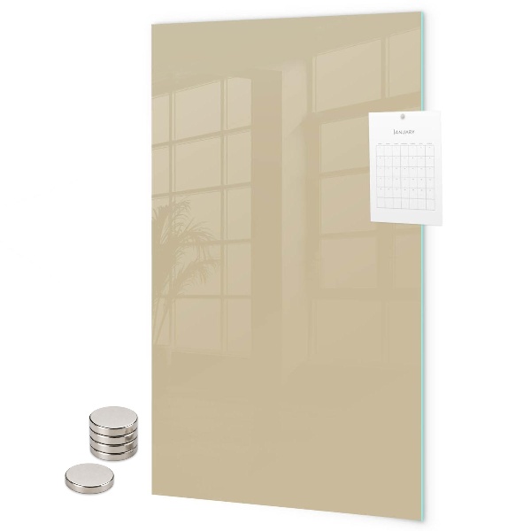 Memo board Beige color