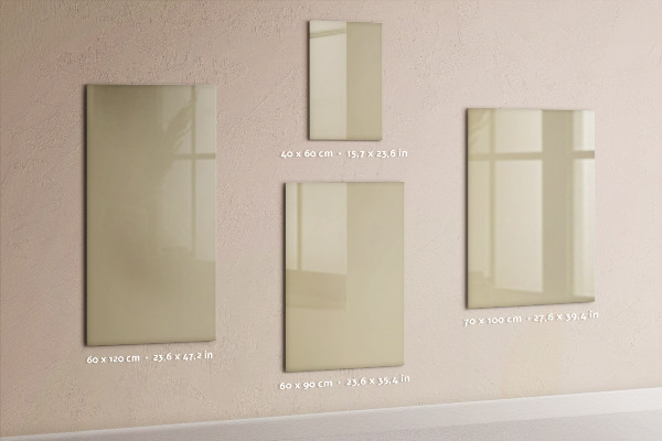 Memo board Beige color