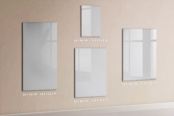 Memo board Color: dark white