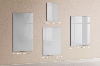 Memo board Color: dark white