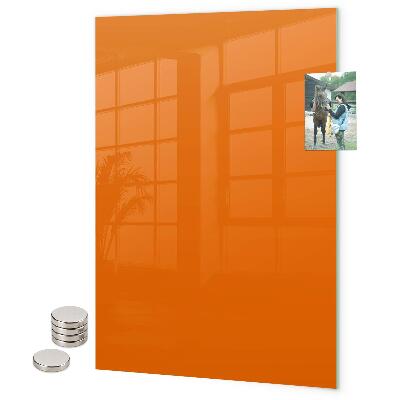 Notice board Orange color