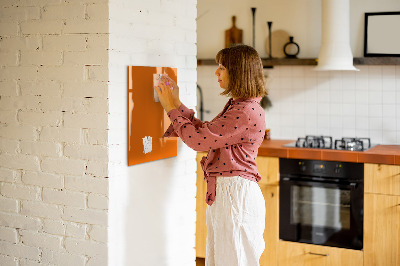 Notice board Orange color