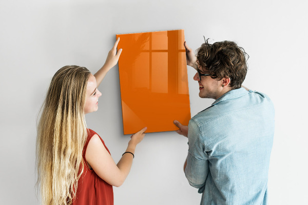 Notice board Orange color