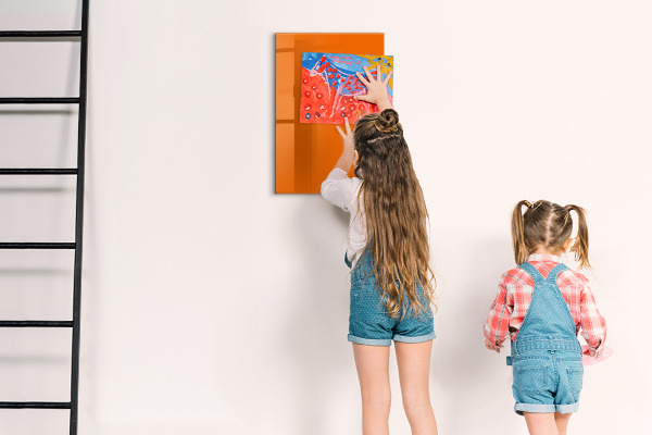 Notice board Orange color