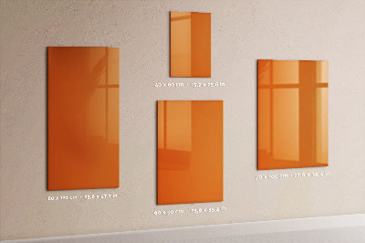 Notice board Orange color