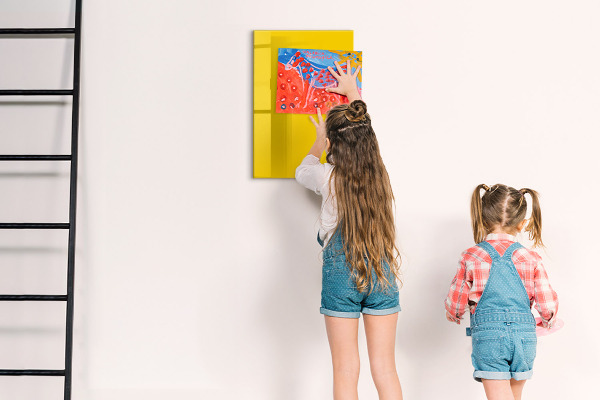 Notice board Light yellow color