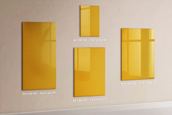 Memo board Golden color