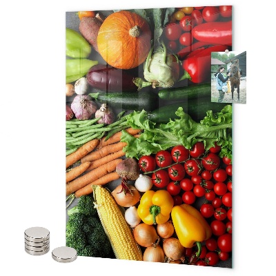 Memo board Colorful vegetables