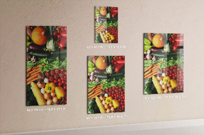 Memo board Colorful vegetables