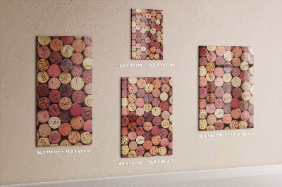 Memo board Wine corks