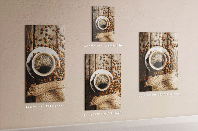 Notice board coffee beans
