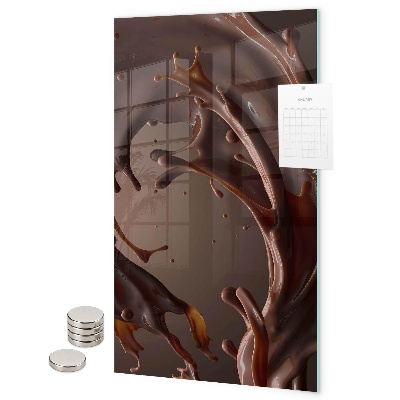Notice board Spilled chocolate